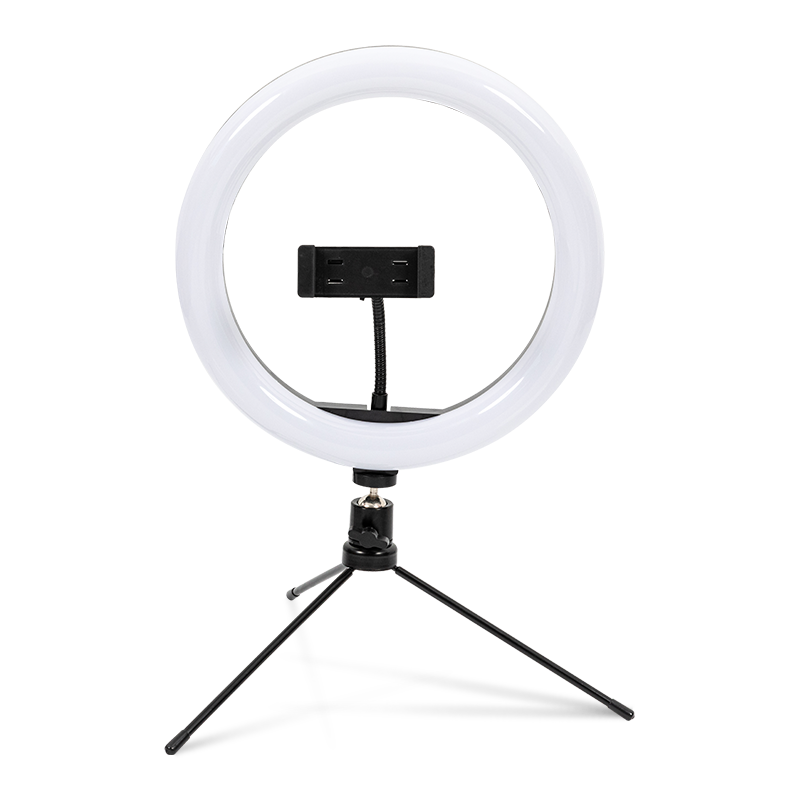 LED Ring Light Anchor Selfie Photography Desktop Tripod