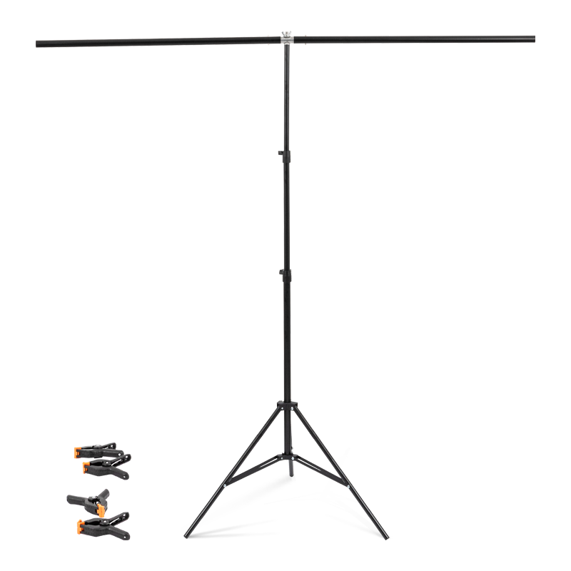 Portable Photography Video Metal T-shaped Backdrop Stand