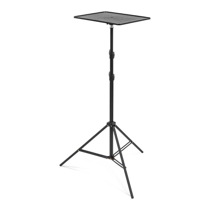 Microphone metal floor tripod with metal tray