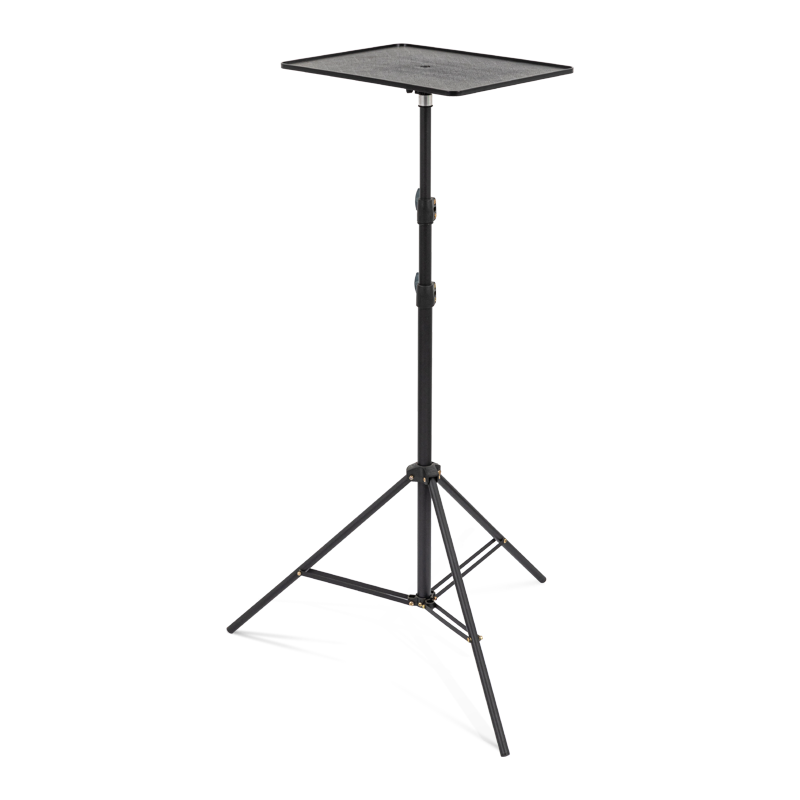 Microphone metal floor tripod with metal tray