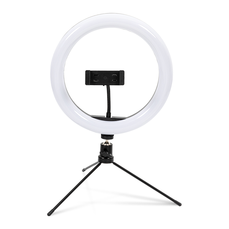 LED Ring Light Anchor Selfie Photography Desktop Tripod