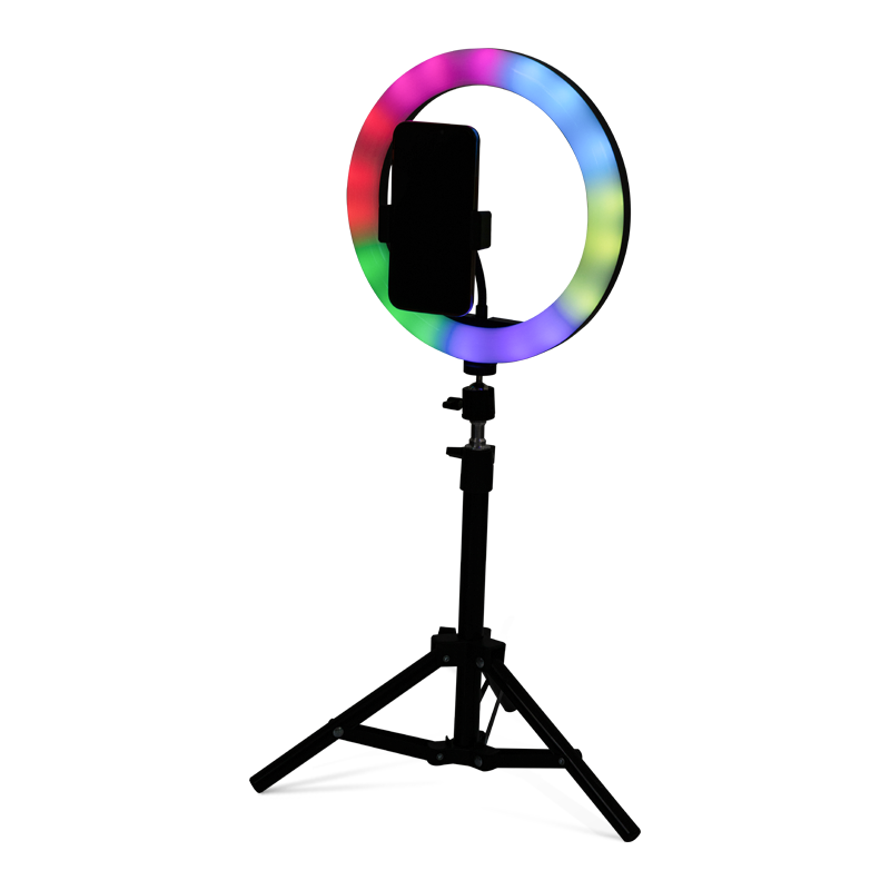 Floor-mounted live broadcast RGB colorful fill light